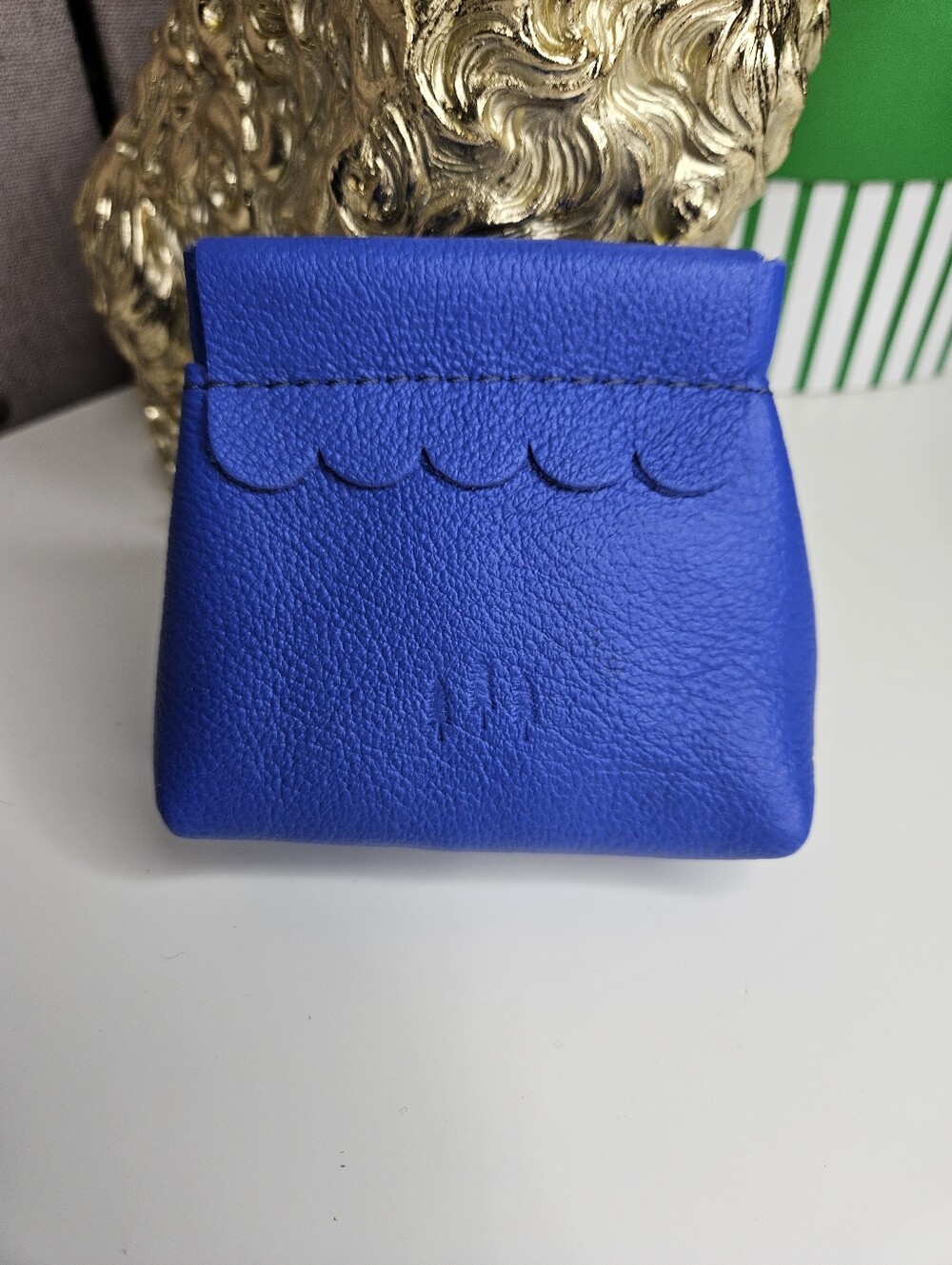 Portland Leather Goods Molino Blue Penny Pouch - Picture 11 of 11